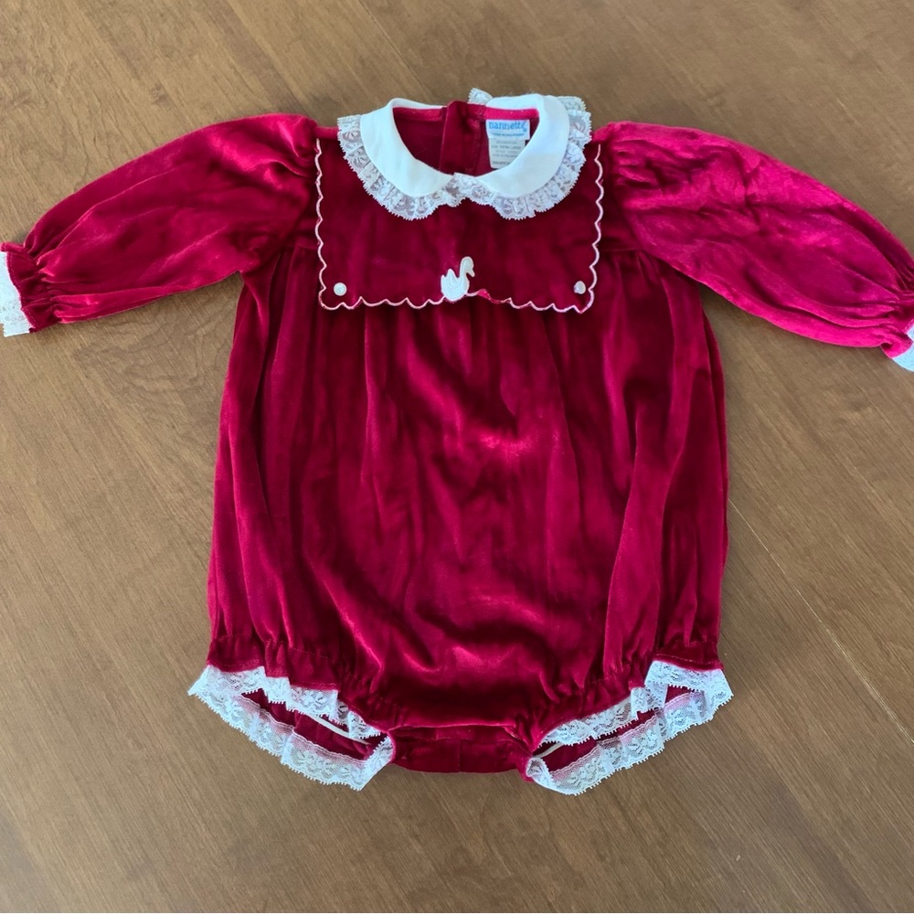 Vintage toddler holiday onesie